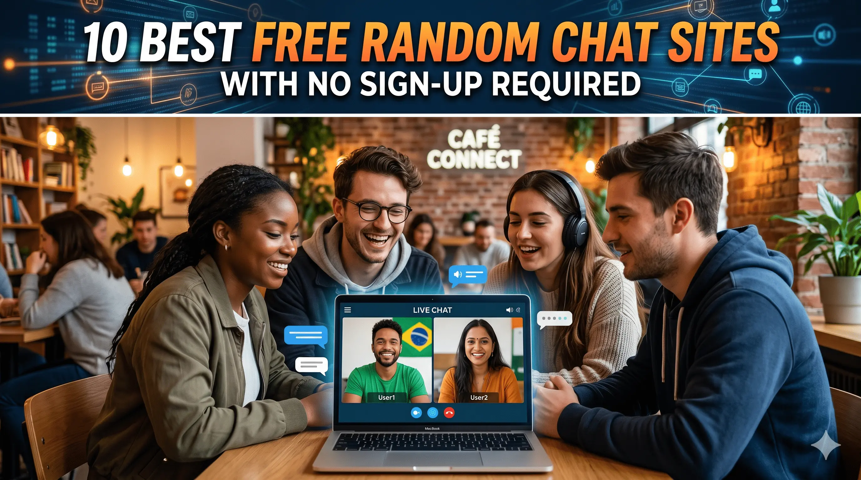 10 Best Free Random Chat Sites with No Sign-Up Required