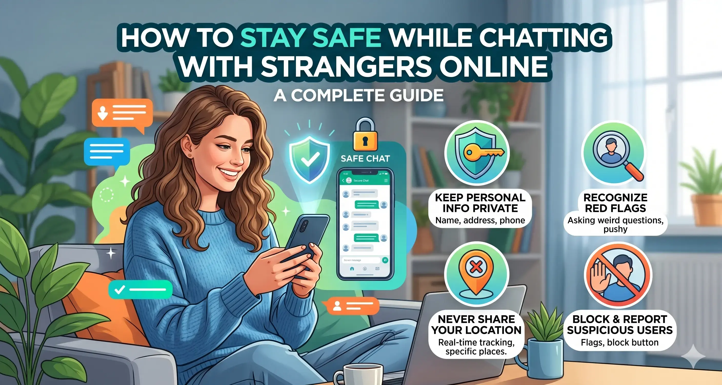 How to Stay Safe While Chatting with Strangers Online: A Complete Guide