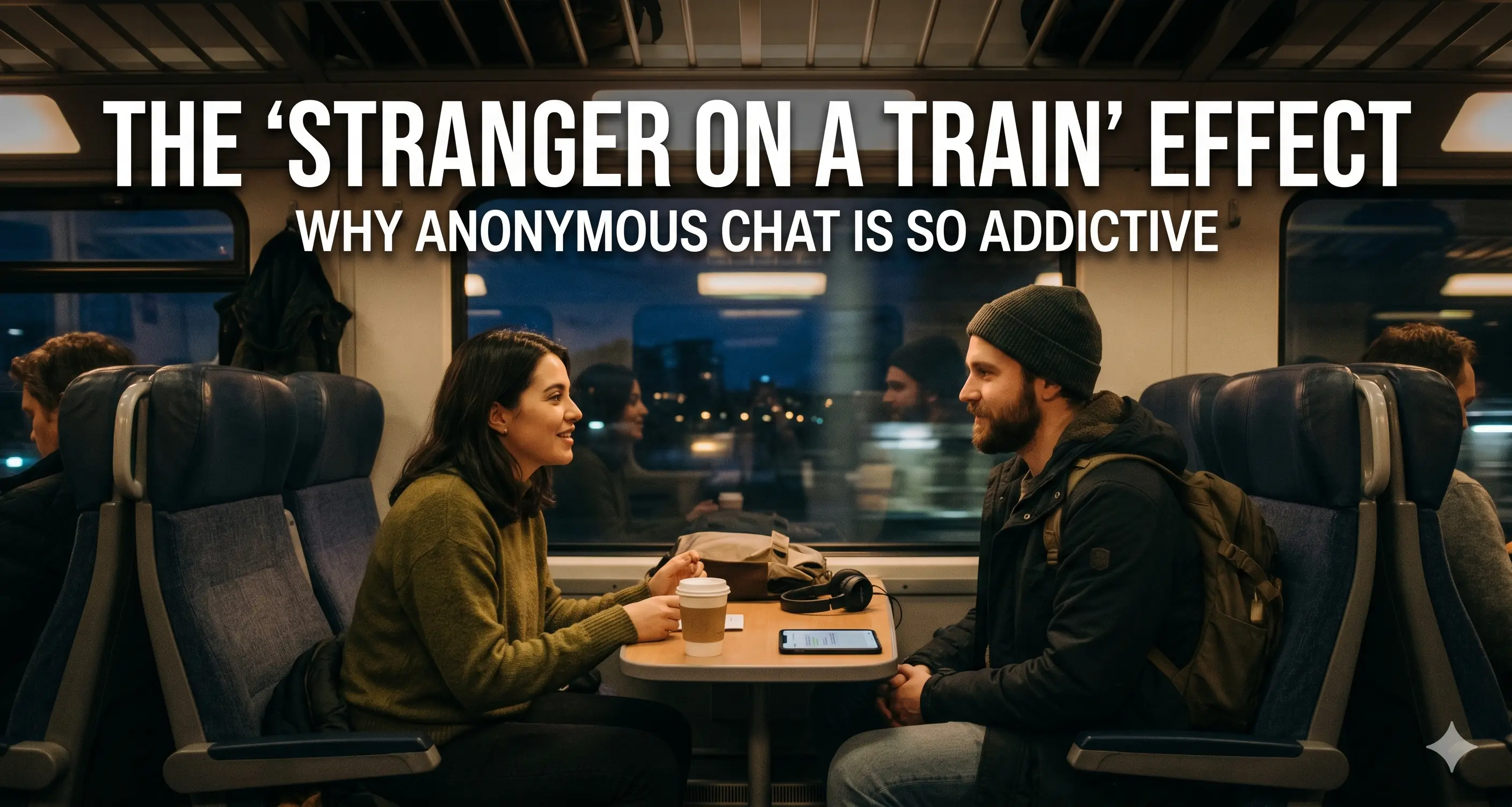 The 'Stranger on a Train' Effect: Why Anonymous Chat is So Addictive