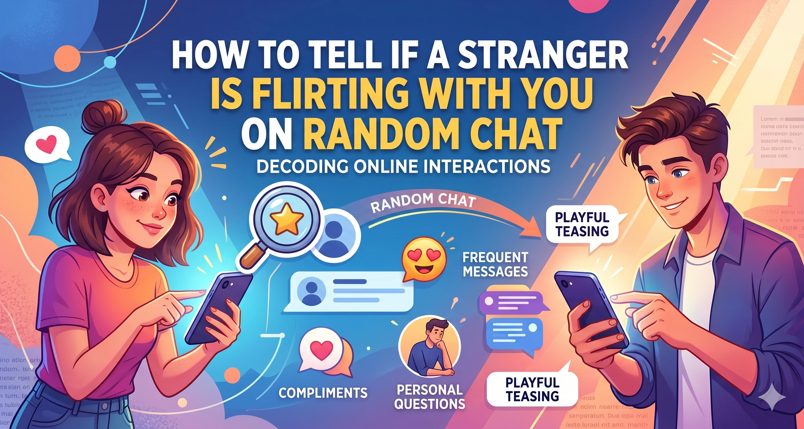 How to Tell if a Stranger is Flirting with You on Random Chat