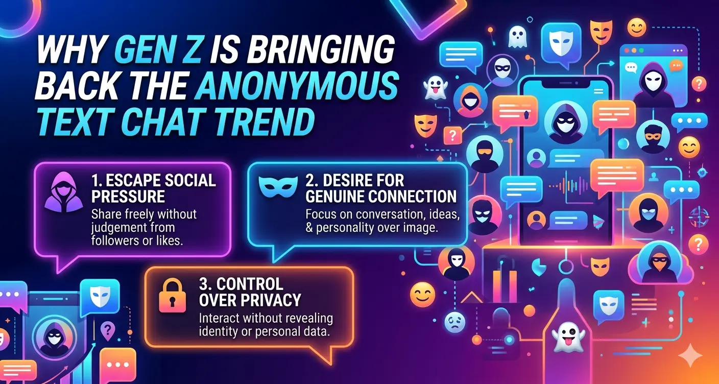 Why Gen Z is Bringing Back the Anonymous Text Chat Trend