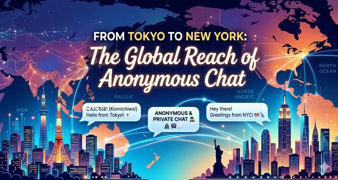 From Tokyo to New York: The Global Reach of Anonymous Chat